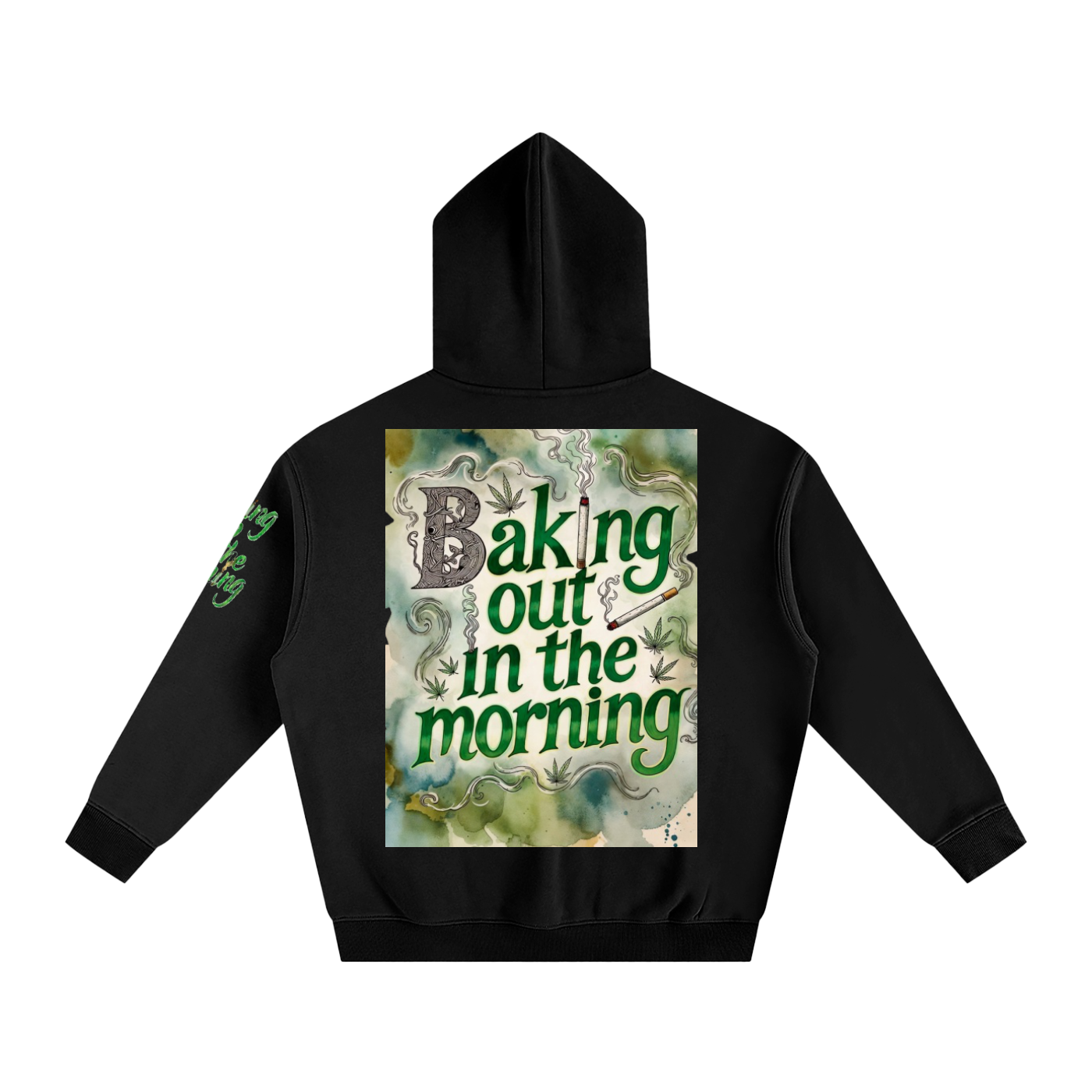 Bakin out in the morning hoodie